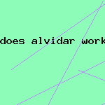 does alvidar work